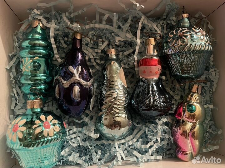 Елочные игрушки СССР наборы