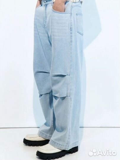 Джинсы широкие