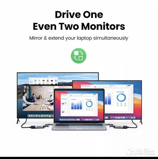 Адаптер Ugreen USB C-hdmi 4k/60гц