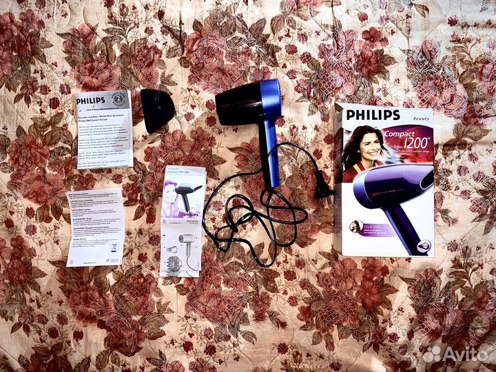 Фен philips compact 1200