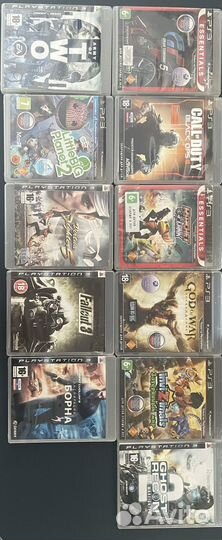 Диски на ps3