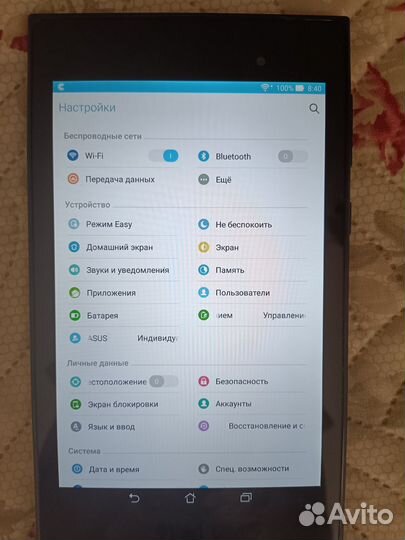 Планшет Asus memo pad 7 K00R, 16 Гб