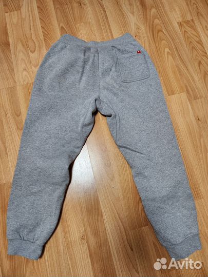 Оригинал. Серые штаны Nike AW77 cuff FLC pant