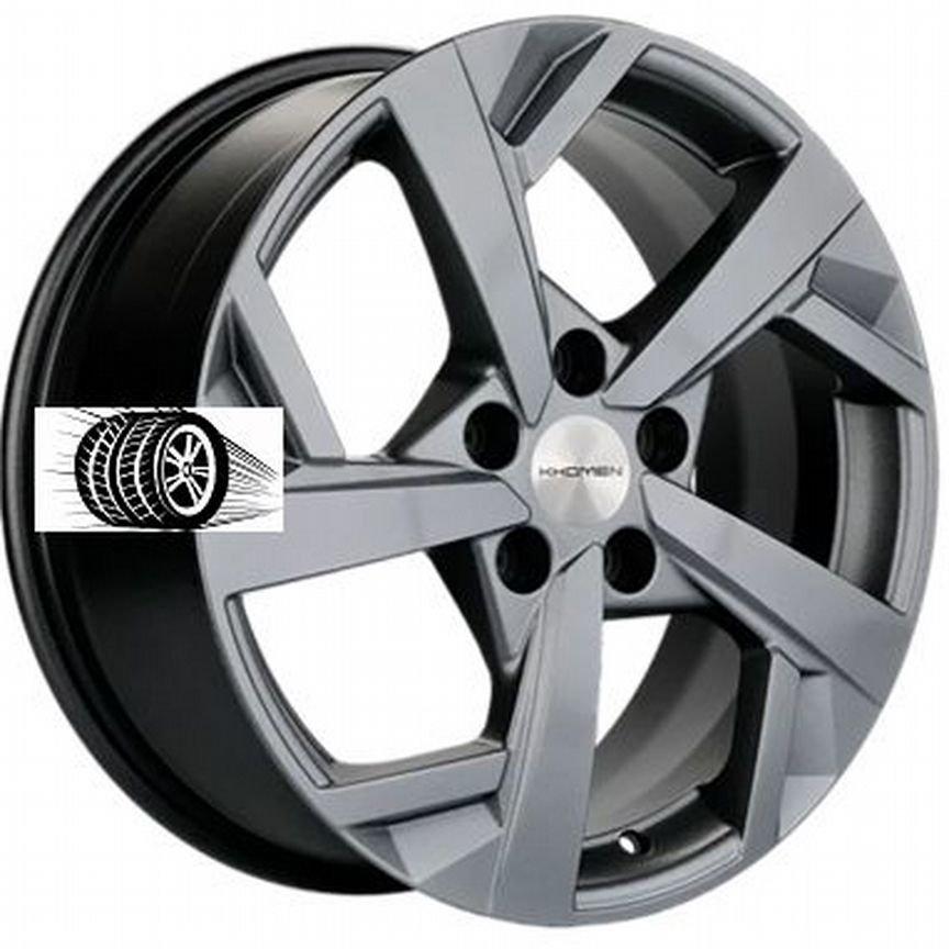 Литые диски Khomen Wheels 7×R17 5×114.3