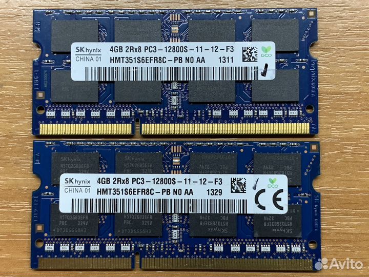 Память для ноутбука 4GB DDR3 1600MHz Hynix