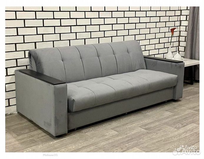 Диван Аккордеон 1400 Velutta LUX 32 накладки мдф