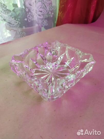 Пепельница стеклянная