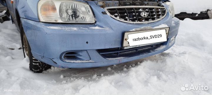 Бампер передний Hyundai-Kia Accent 2 (LC) LC 2006