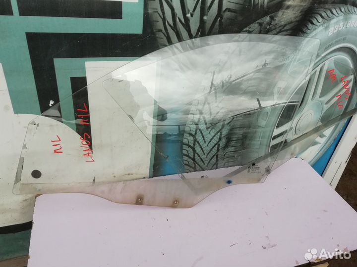 Стёкла боковые передней двери Lanos