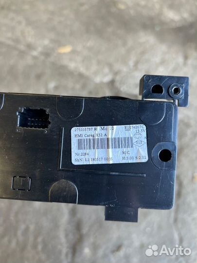 Блок управления климат-контролем Renault Sandero