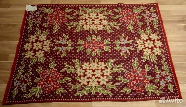 Жаккардовый детский коврик. Хлопок. СССР