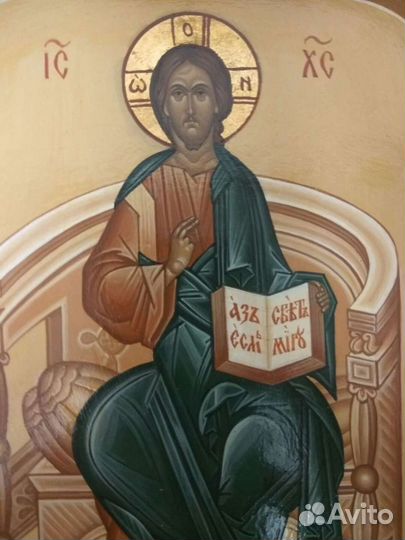 Икона складень рукописная