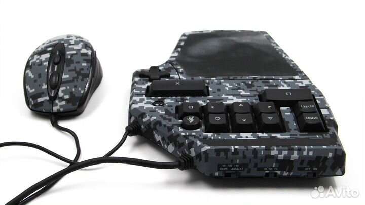 Игровая мышь и Кейпад Hori (T.A.C.3) Camouflage дл