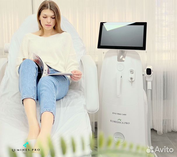 Диодный лазер для эпиляции Лю'Минес эвопро 2400вт