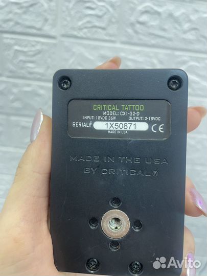 Блок питания для тату машинки critical Cx-G2