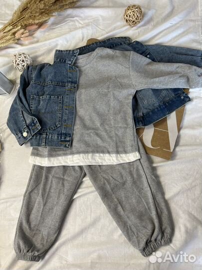 Трикотажный костюм новый 98