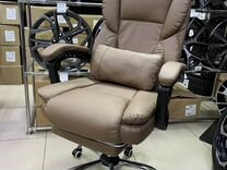 Новое кресло руководителя (офисное) 404F коричнево