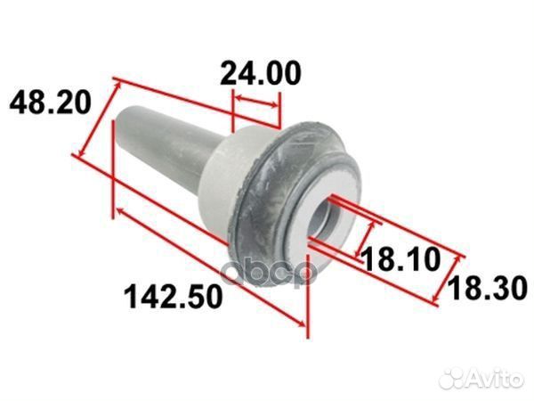 Сайлентблок подрамника перед Tenacity aamni1067