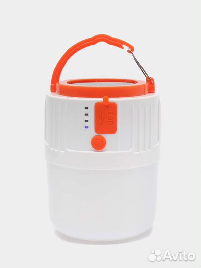 Кемпинговый фонарь с USB, с солнечной батареей