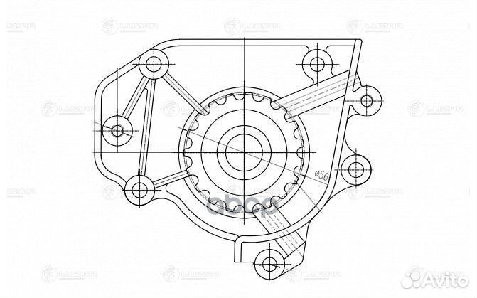 Насос водяной для а/м Honda Civic VI (95) 1.6i