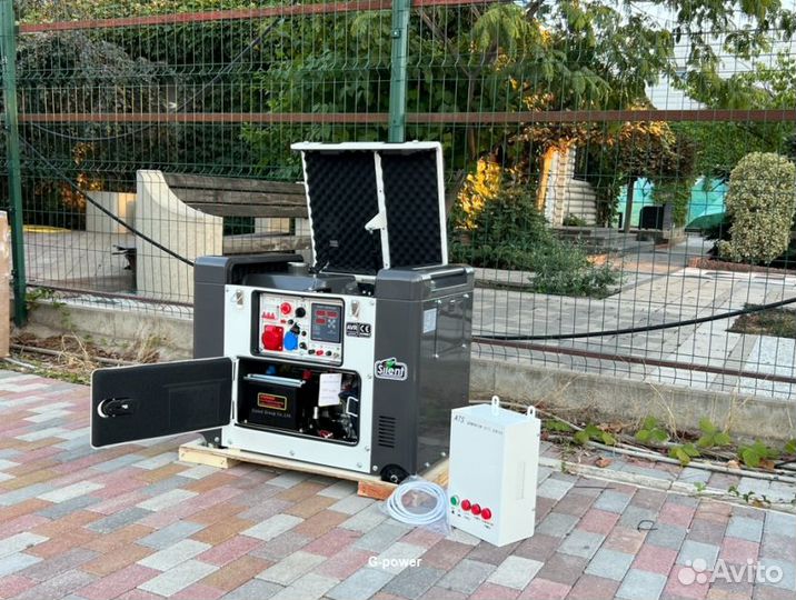 Дизельная элекетростанция 10 кВт g-power с постоян