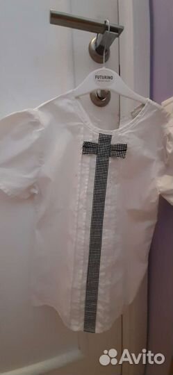 Блузка белая детская