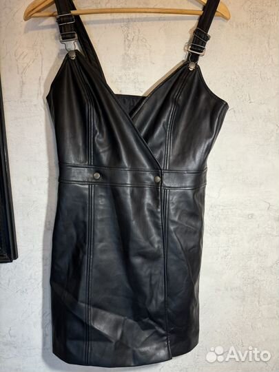 Платье befree кожаное