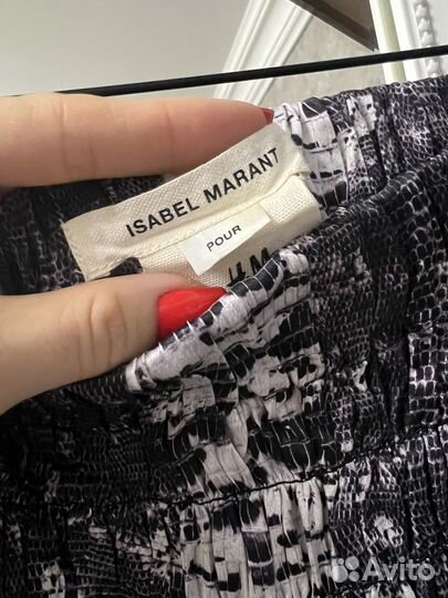 Isabel Marant юбка. Шёлк