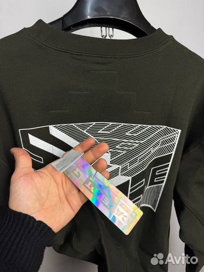 Свитшот Cav Empt темно-зеленый