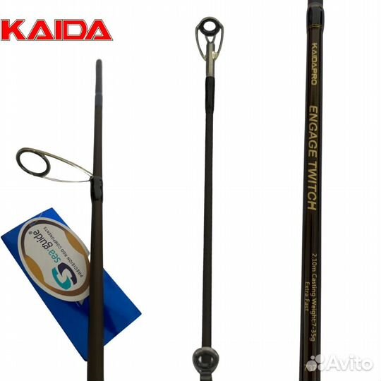 Спиннинг kaida 737 engage twitch, 7-35g, 2,1m