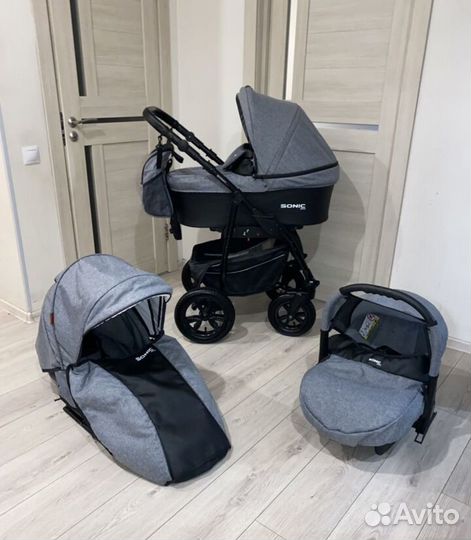Коляска Sonic Verdi Plus 3в1