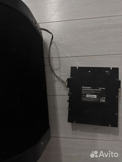 Сабвуфер и усилитель бу