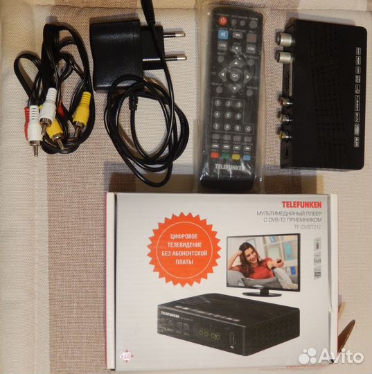 Цифровая тв приставка dvb t2 Telefunken