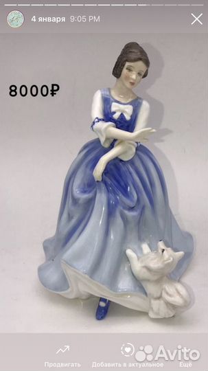 Фарфоровые статуэтки Англия