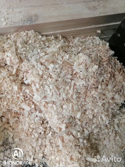 Стружка в мешках