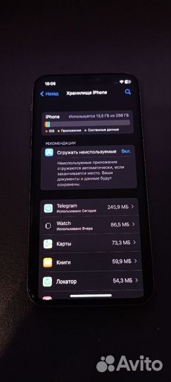 iPhone X, 256 ГБ