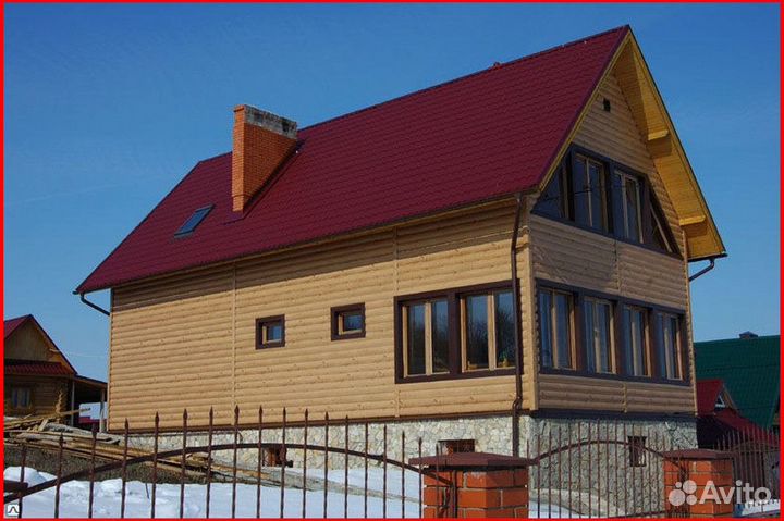 Сайдинг металлический (Строганный одноволновый вен