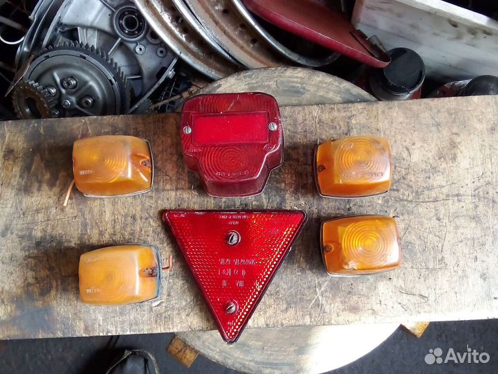 Стоп сигнал + указали поворота мотоцикла Урал