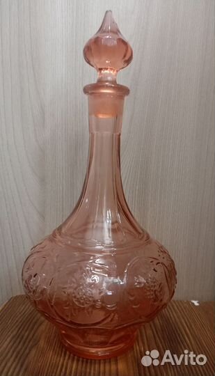 Графин СССР цветное стекло