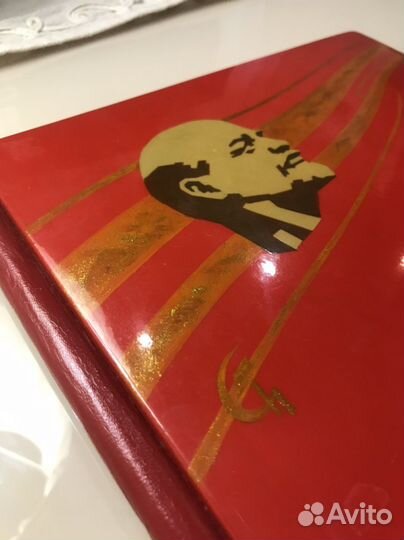 Папка СССР Ленин Дерево лак
