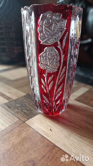 Ваза хрустальная винтажная (Германия)