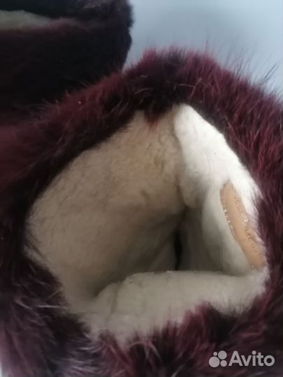 Зимние женские сапоги 36 новые натуральный мех