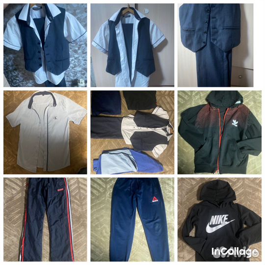 Школьная форма синяя клетка 12-13 лет