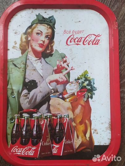 Коллекционный поднос Coca-Colа