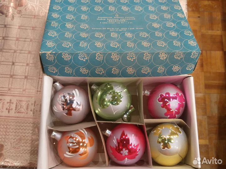 Шар Ёлочные украшения СССР