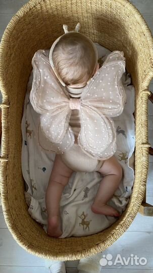 Плетеная корзина люлька