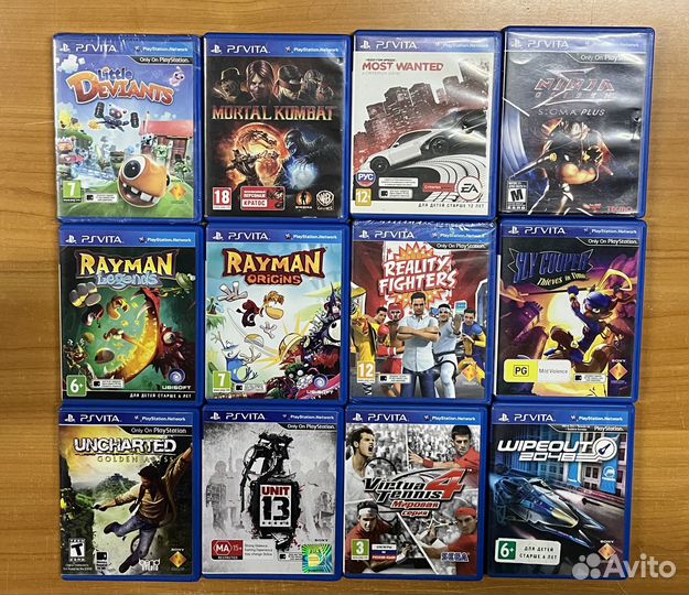 Игры для портативной приставки PS Vita