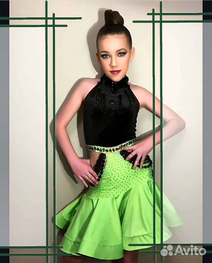 Бальные Танцы Платье Латина Ю2