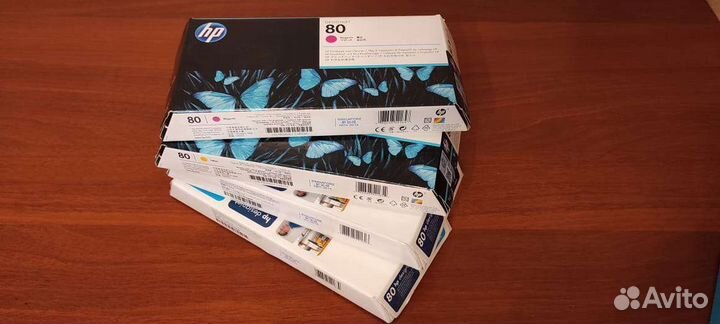 Печатающая головка + очиститель HP 80