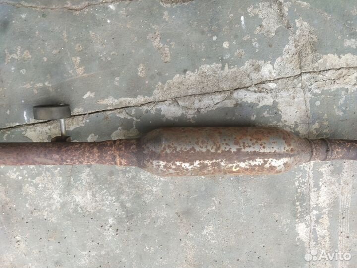 Труба выхлопная с резонатором(пламягаситель) Мазда